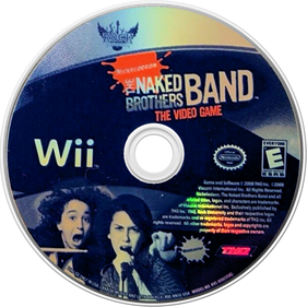 The Naked Brothers Band: The Video Game - Disc Image
