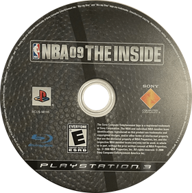 NBA 09 The Inside - Disc Image
