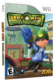Army Men: Soldiers of Misfortune - Box - 3D Image