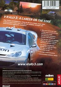 V-Rally 3  - Box - Back Image