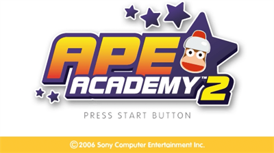 Ape Academy 2 - Screenshot - Game Title Image