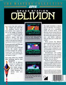 Space Station Oblivion - Box - Back Image