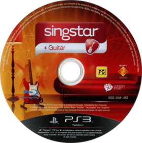 SingStar Guitar - Disc Image