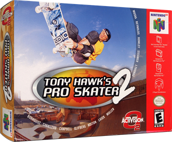 Tony Hawk's Pro Skater 2 - Box - 3D Image