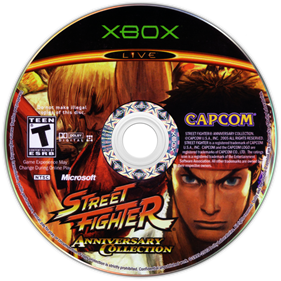 Street Fighter Anniversary Collection - Disc Image