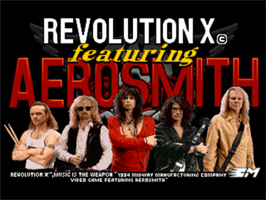 Revolution X - Screenshot - Game Title Image