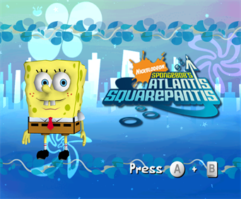 SpongeBob's Atlantis SquarePantis - Screenshot - Game Title Image