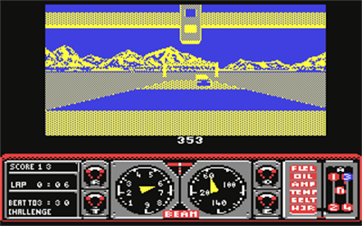 Hard Drivin' - Screenshot - Gameplay
