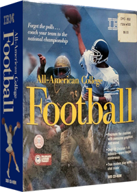 All-American College Football - Box - 3D Image