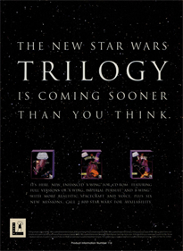 Star Wars: X-Wing - Advertisement Flyer - Front Image