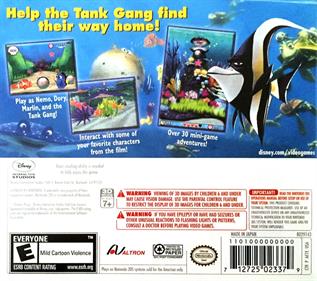 Finding Nemo: Escape to the Big Blue: Special Edition - Box - Back Image