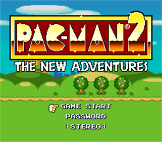 Pac-Man 2: The New Adventures - Screenshot - Game Title Image