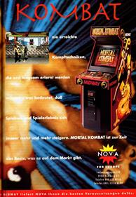 Mortal Kombat - Advertisement Flyer - Back Image
