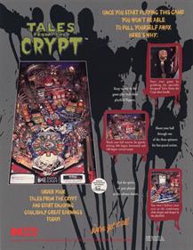 Tales from the Crypt - Advertisement Flyer - Back Image