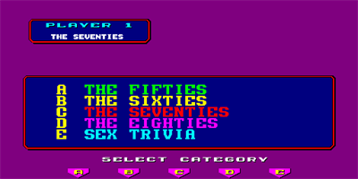 Deluxe Trivia ? Whiz - Screenshot - Game Select Image