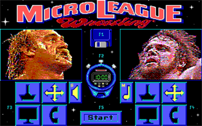 MicroLeague Wrestling - Screenshot - Game Select Image