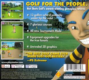 Hot Shots Golf 2 - Box - Back Image