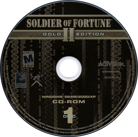 Soldier of Fortune II: Double Helix: Gold Edition - Disc Image