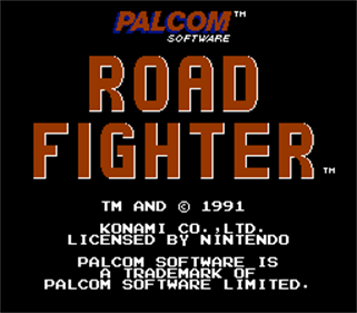 Road Fighter - Screenshot - Game Title Image