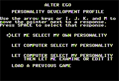 Alter Ego: Female Version - Screenshot - Game Select Image