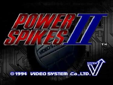 Power Spikes II - Screenshot - Game Title Image