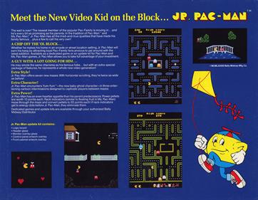 Jr. Pac-man - Advertisement Flyer - Back Image