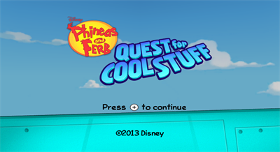Phineas and Ferb: Quest for Cool Stuff - Screenshot - Game Title Image