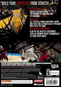 NBA 2K11 - Box - Back Image