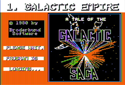 Galactic Saga I: Galactic Empire - Screenshot - Game Title Image