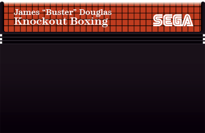 James "Buster" Douglas Knockout Boxing - Cart - Front Image
