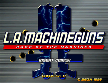 L.A. Machineguns: Rage of the Machines - Screenshot - Game Title Image