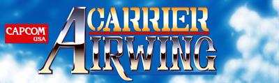 Carrier Air Wing - Arcade - Marquee Image