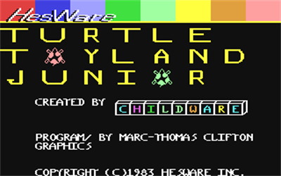 Turtle Toyland Jr. - Screenshot - Game Title Image