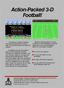 Touchdown Football - Box - Back Image
