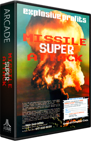 Super Missile Attack - Box - 3D Image