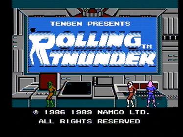 Rolling Thunder - Screenshot - Game Title Image