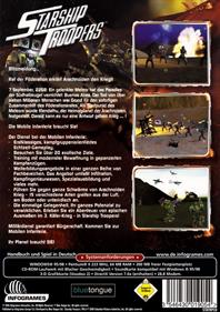 Starship Troopers (MicroProse) - Box - Back Image