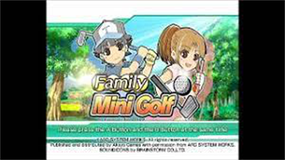 Family Mini Golf - Screenshot - Game Title Image
