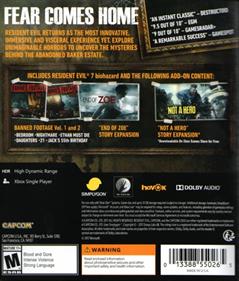 Resident Evil VII: Biohazard: Gold Edition - Box - Back Image