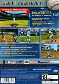 All-Star Baseball 2005 featuring Derek Jeter - Box - Back Image