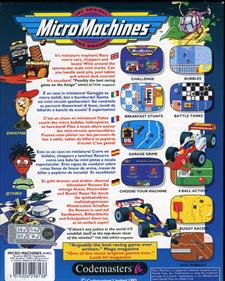 Micro Machines - Box - Back Image