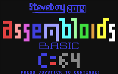 Assembloids BASIC - Screenshot - Game Title Image
