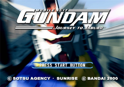 Mobile Suit Gundam: Journey to Jaburo - Screenshot - Game Title Image