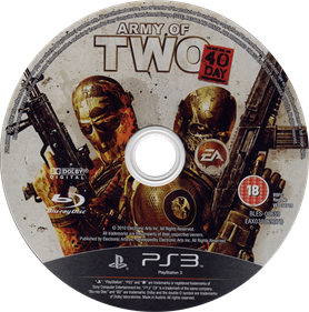 Army of Two: The 40th Day - Disc Image