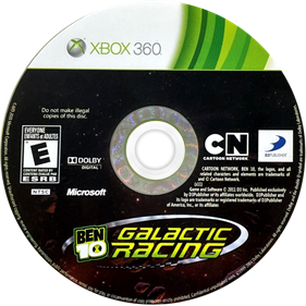 Ben 10: Galactic Racing - Disc Image