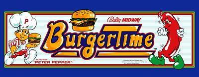 BurgerTime - Arcade - Marquee Image