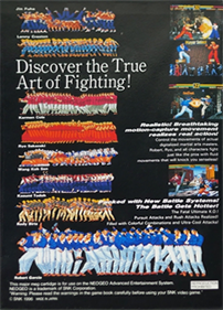Art of Fighting 3: The Path of the Warrior - Box - Back Image