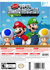 Newer Super Mario Bros. Wii: Holiday Special - Box - Back Image