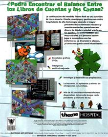 Theme Hospital - Box - Back Image