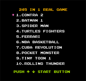 23+222-in-1 - Screenshot - Game Select Image